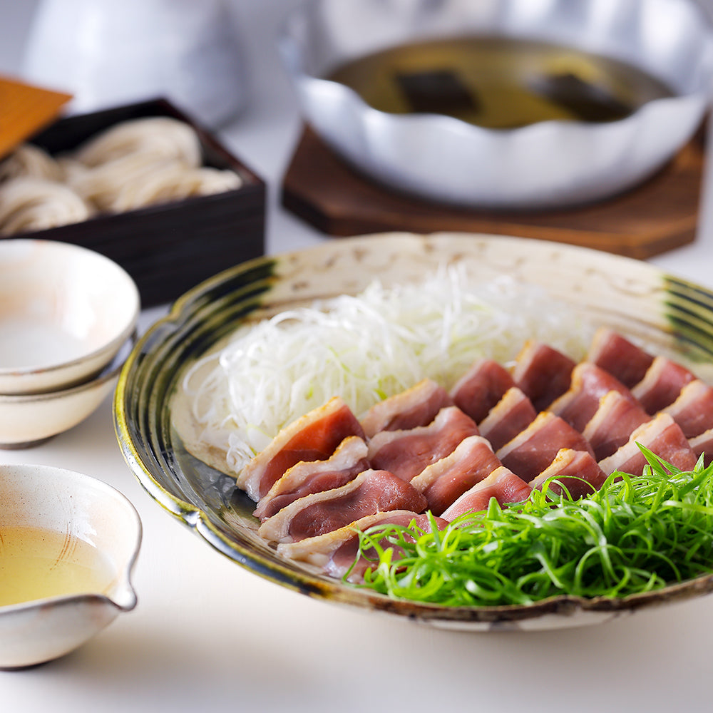 合鴨と葱の出汁しゃぶ