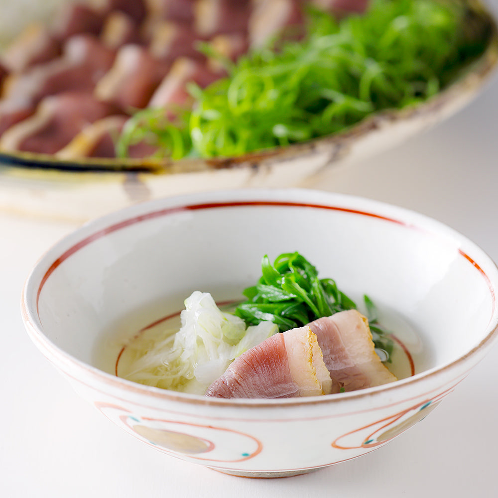 合鴨と葱の出汁しゃぶ