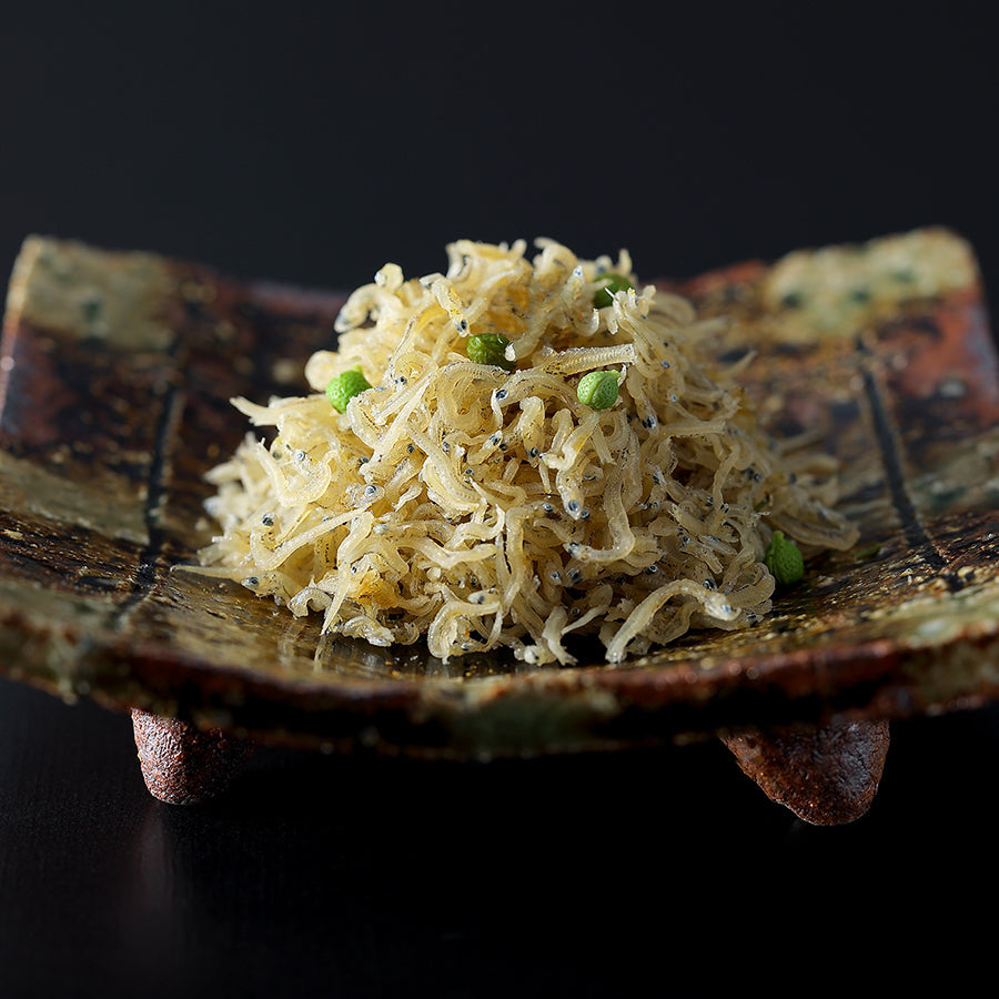 料亭のお出汁とちりめん山椒2色添え
