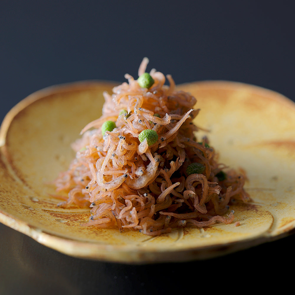 梅ちりめん(扇柄 和紙袋)