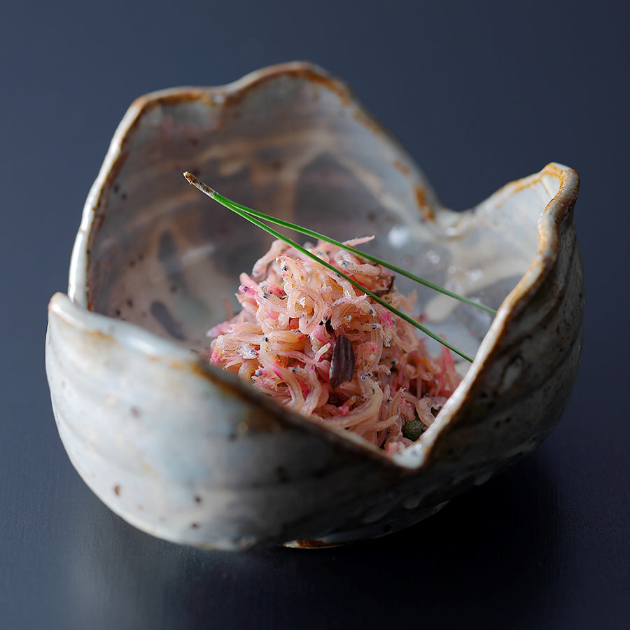 しば漬けちりめん(扇柄 和紙袋)