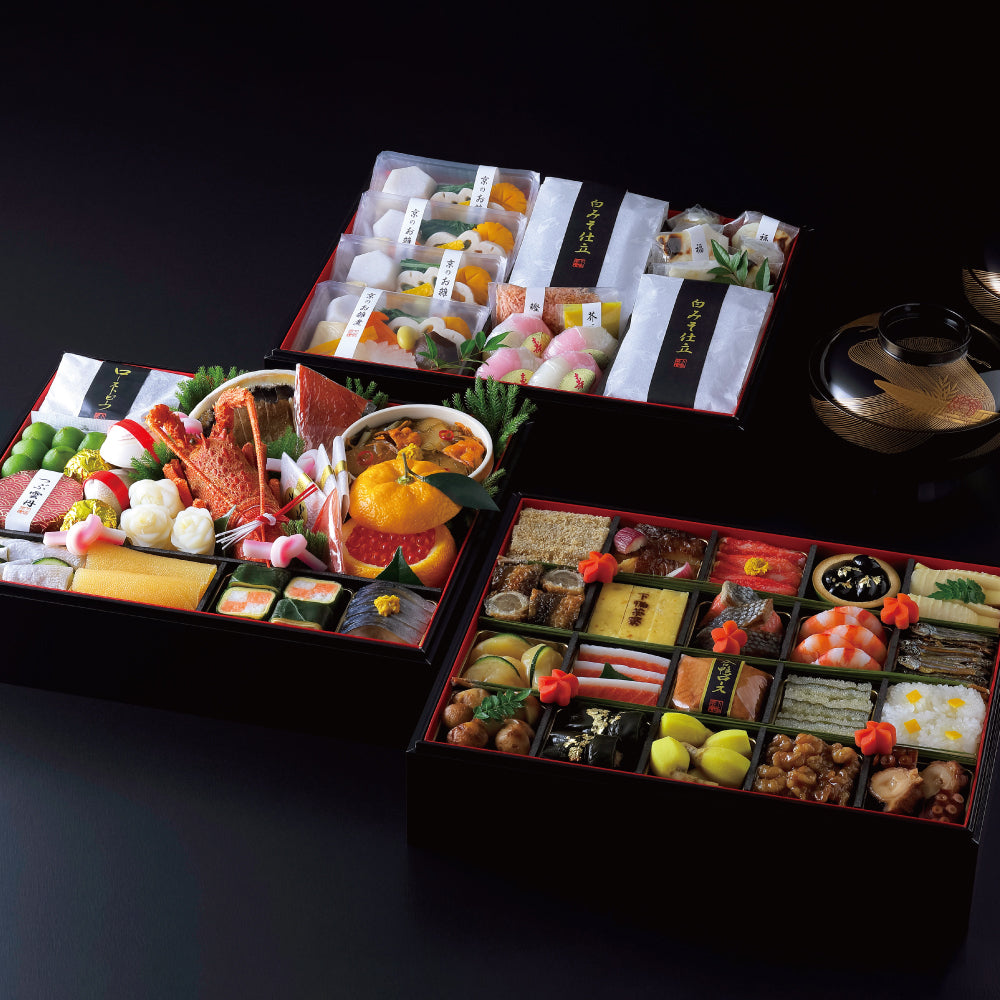 【本店】和おせち 二段+雑煮重(4人前)