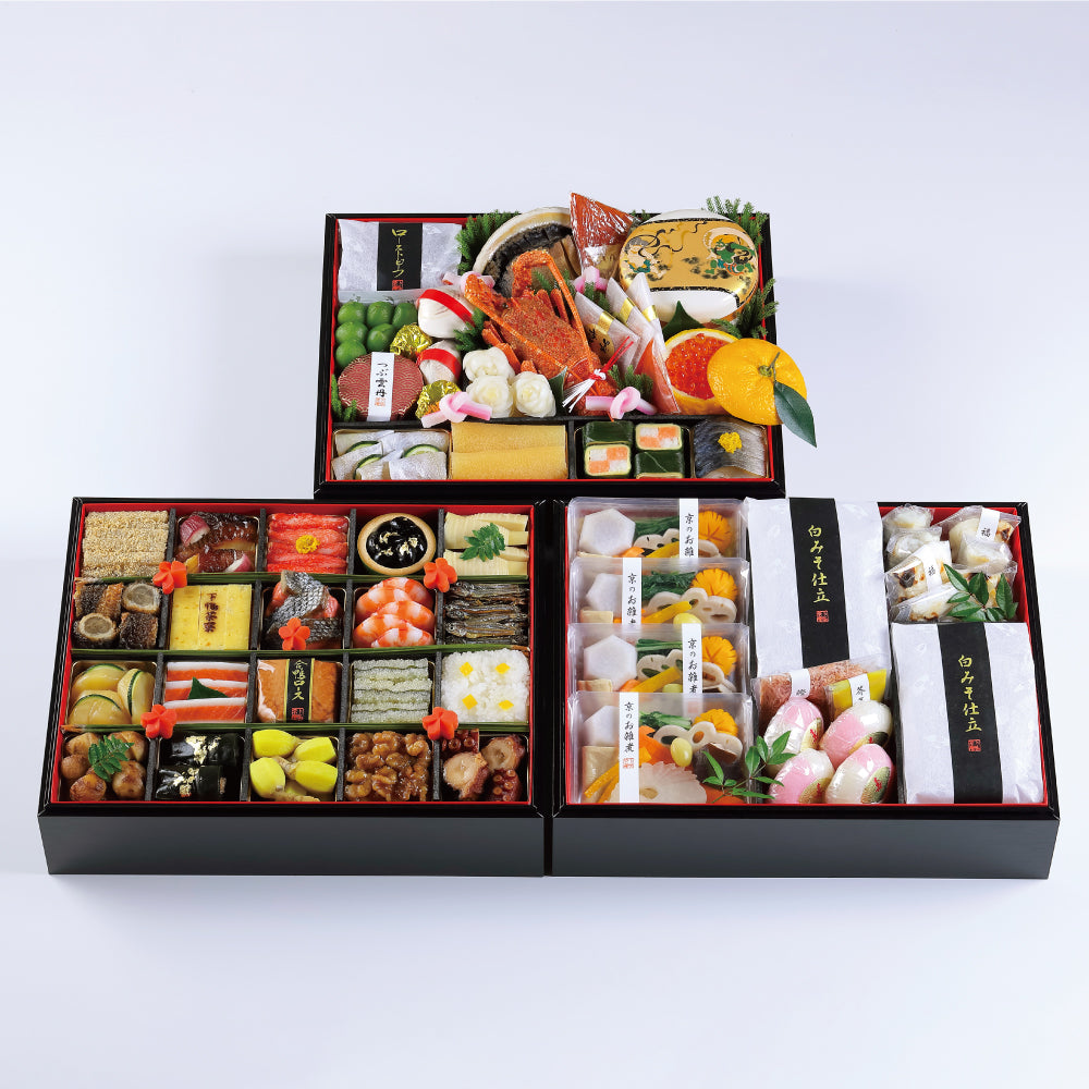 【本店】和おせち 二段+雑煮重(4人前)