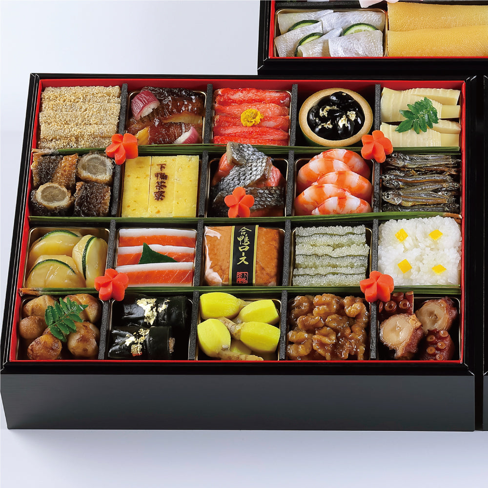 【本店】和おせち 二段+雑煮重(4人前)