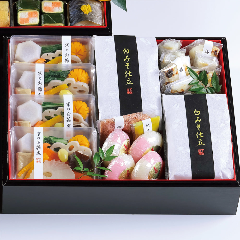 【本店】和おせち 二段+雑煮重(4人前)