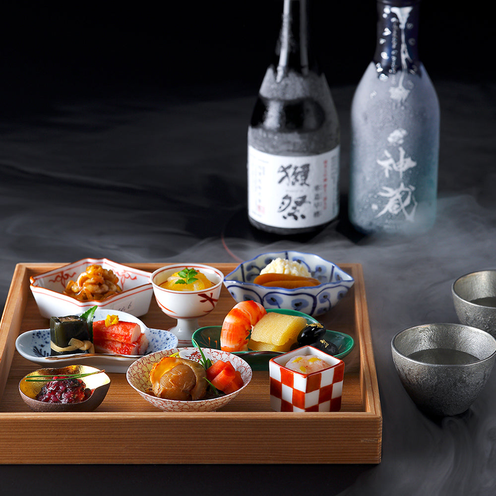 酒肴おせち 冷凍一段 お酒付(2人前)