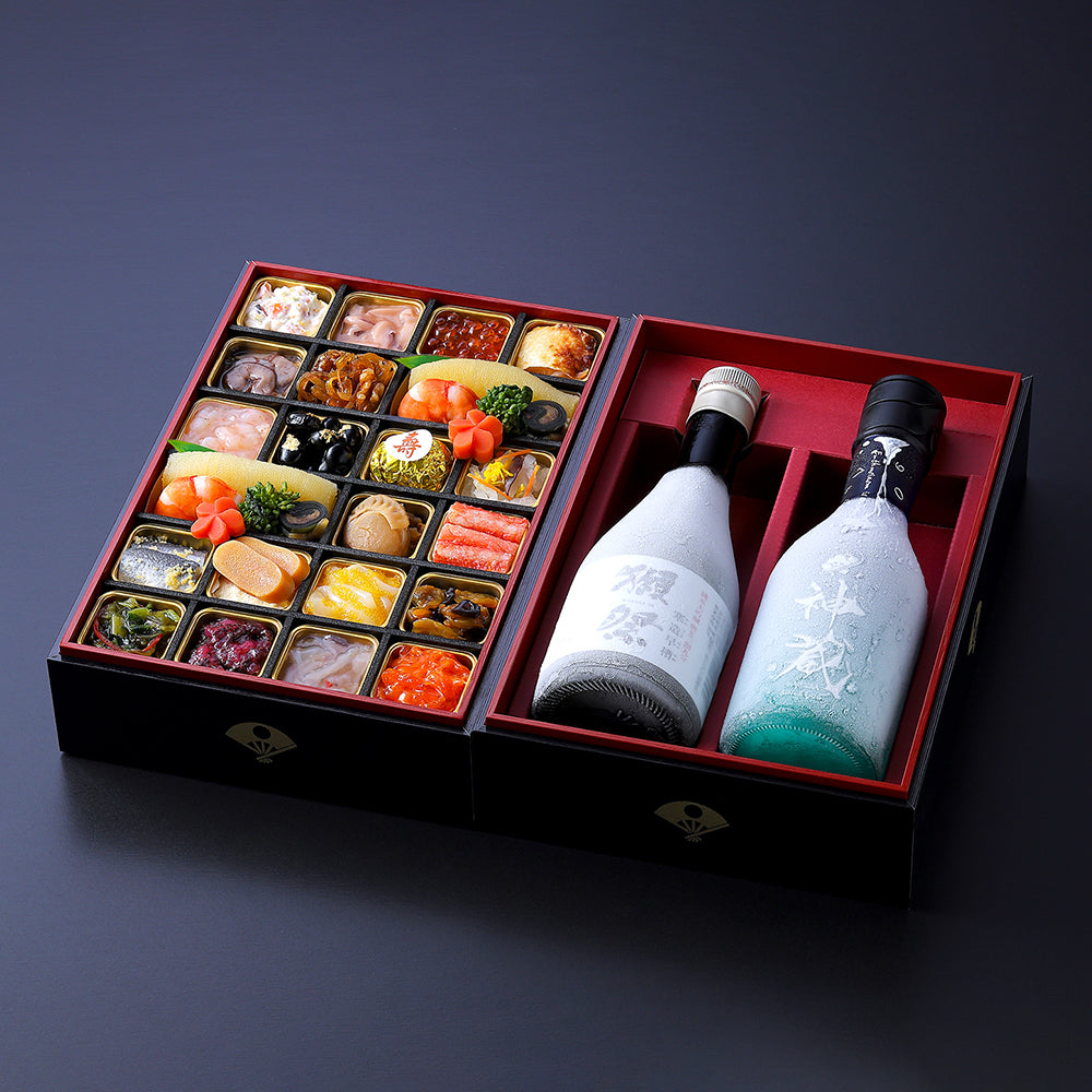 酒肴おせち 冷凍一段 お酒付(2人前)