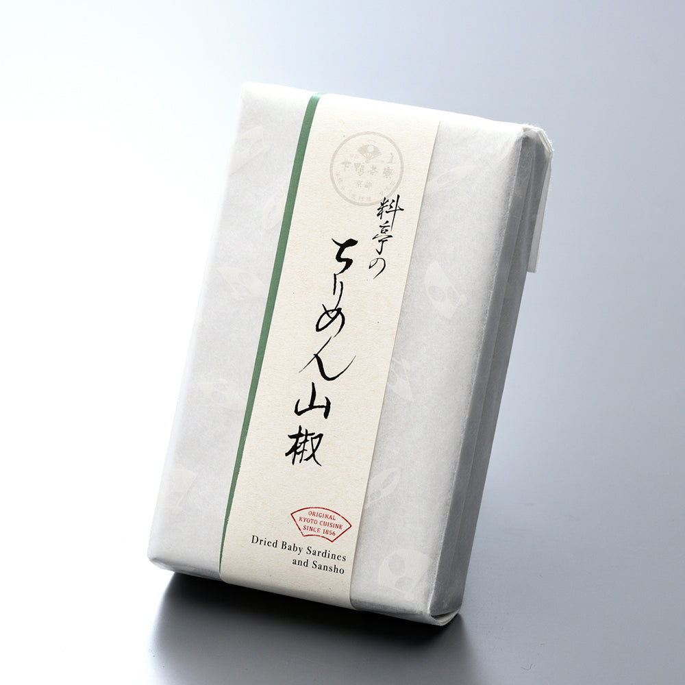ちりめん山椒(扇柄 和紙袋)