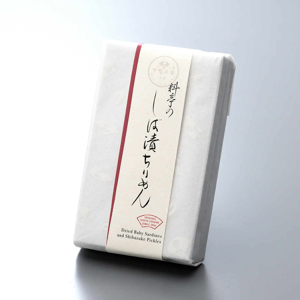 しば漬けちりめん(扇柄 和紙袋)