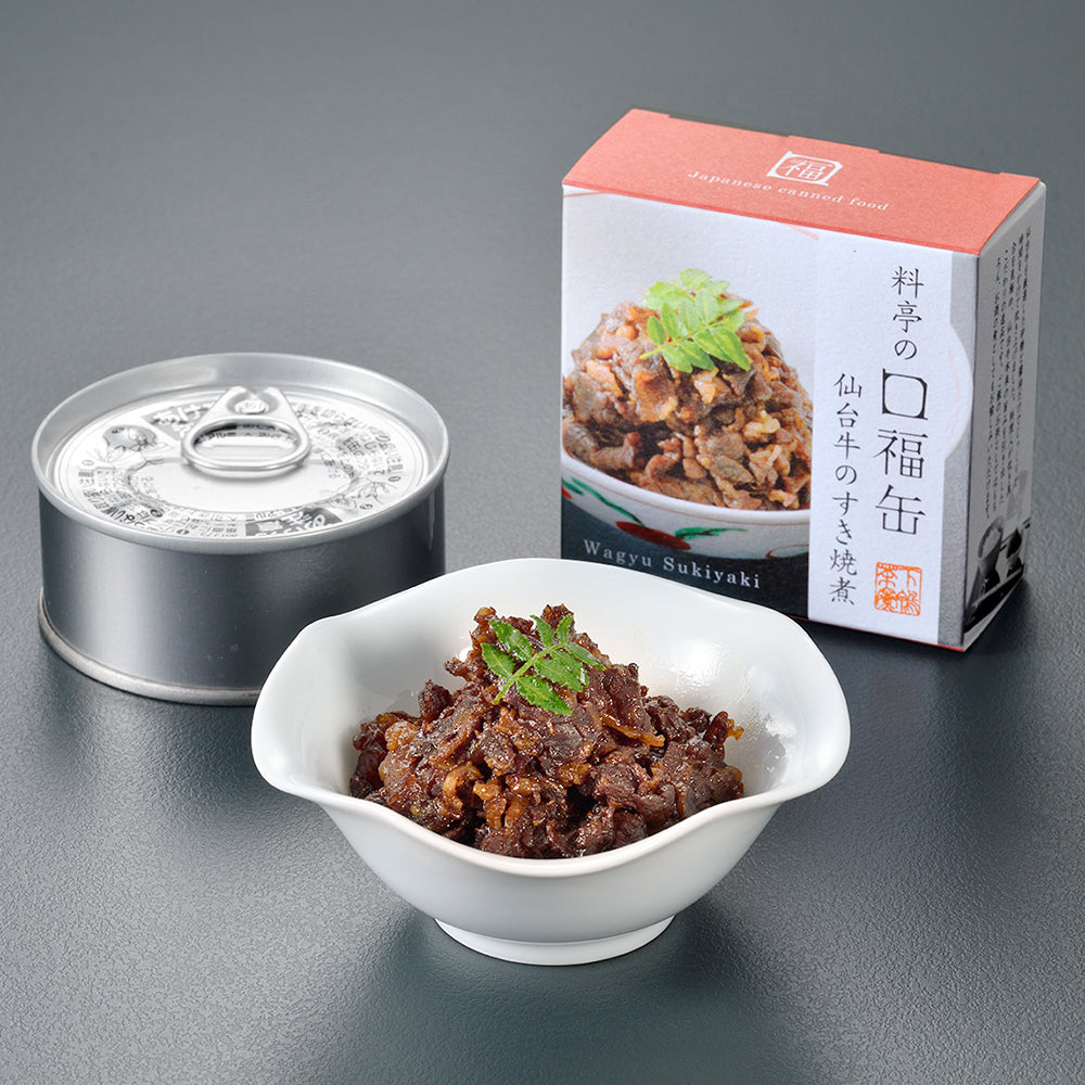 料亭の口福缶 仙台牛のすき焼煮