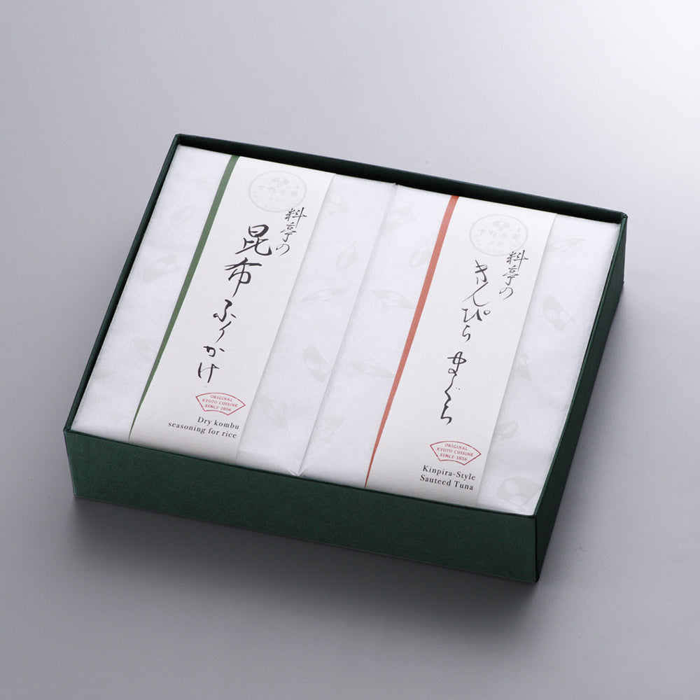 料亭のご馳走 二撰 「昆布ふりかけ・きんぴらまぐろ」