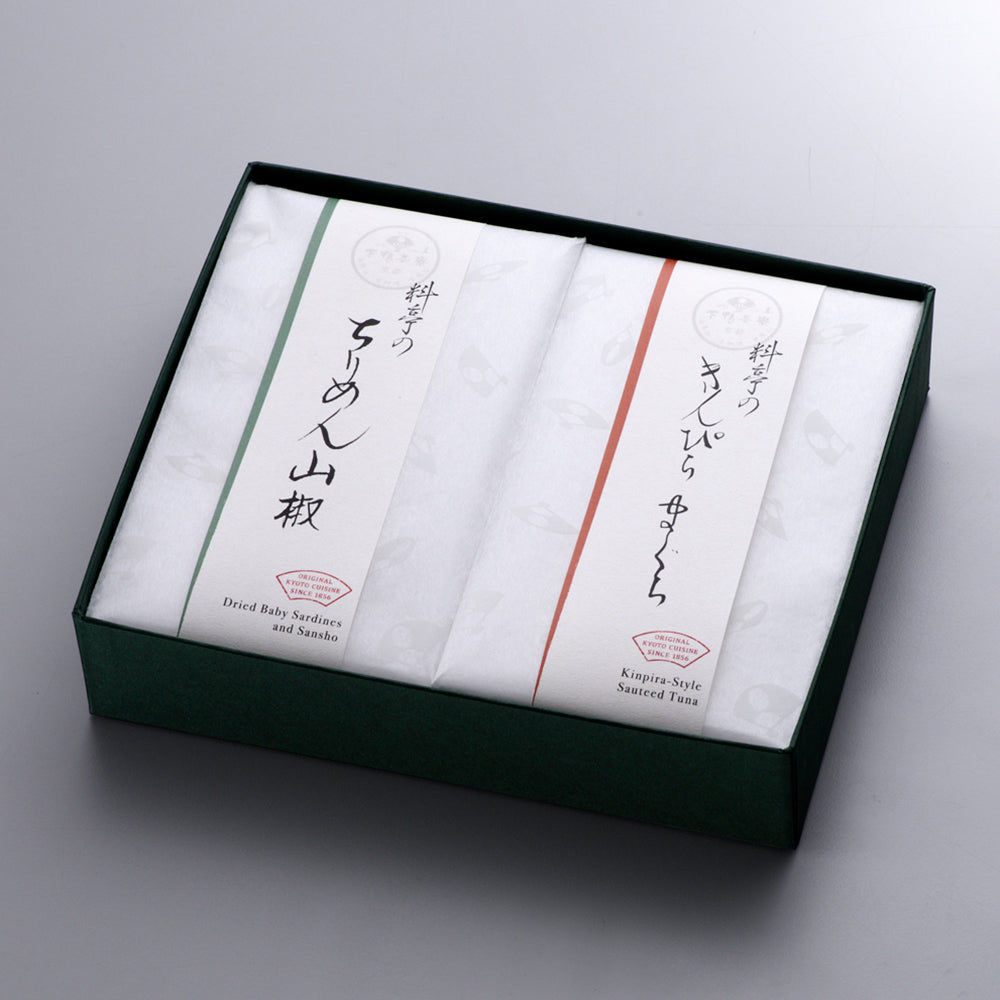 料亭のご馳走 二撰 「ちりめん山椒(60g)・きんぴらまぐろ(120g)」