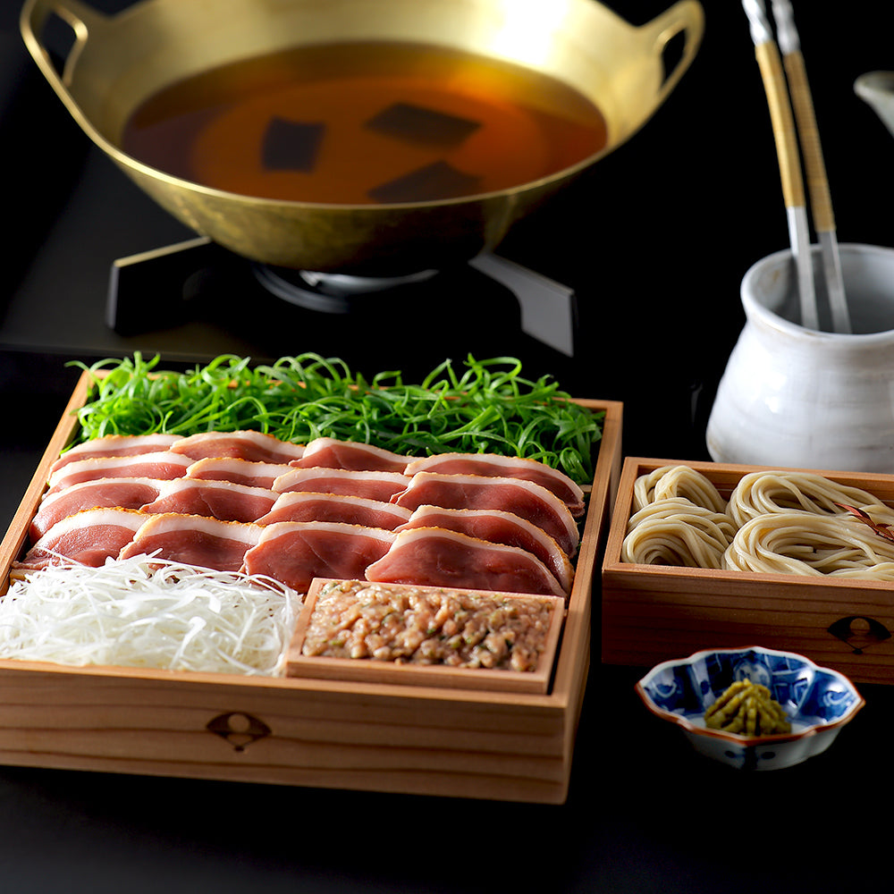 【本店】特製和おせち 二段+合鴨鍋