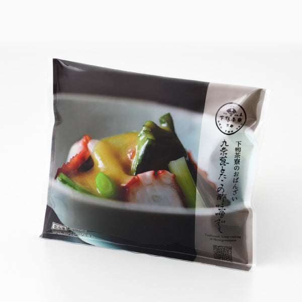 下鴨茶寮のおばんざい 九条葱とたこの酢味噌和え
