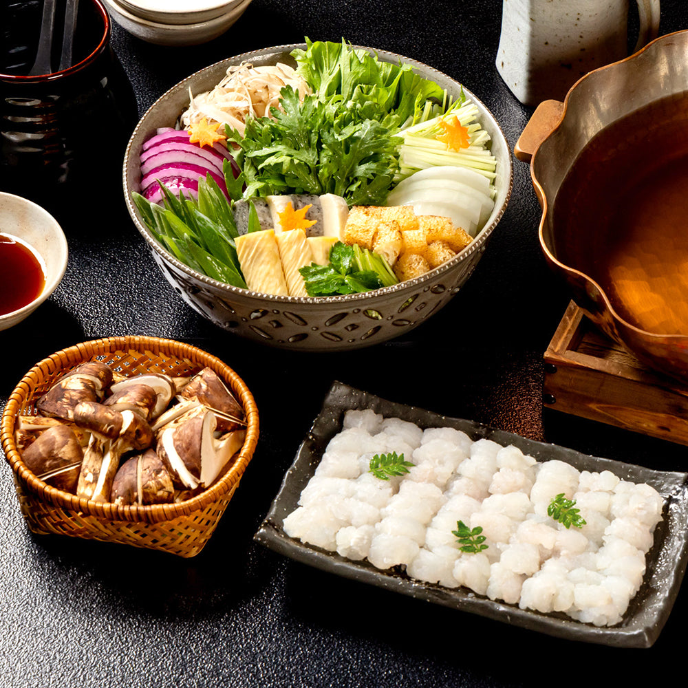 【秋季限定】料亭の鱧と松茸のはりはり鍋