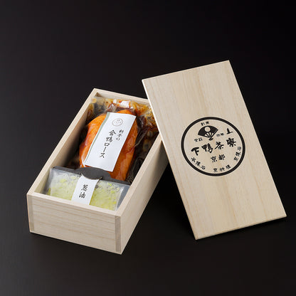 料亭の合鴨ロース(木箱)