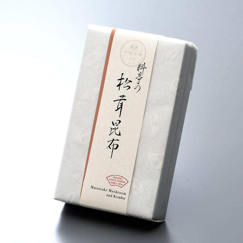 松茸昆布（扇柄 和紙袋） – 下鴨茶寮オンラインショップ