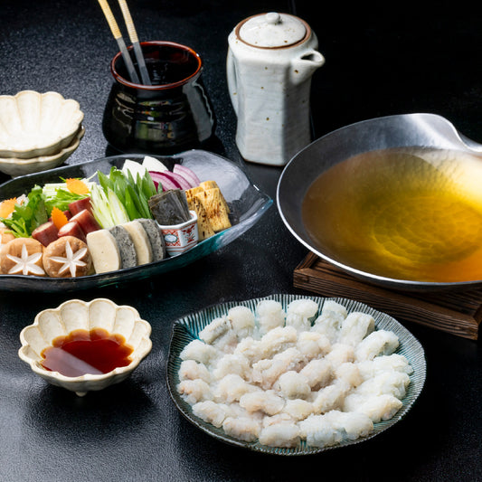 【夏季限定】料亭の鱧と旬菜の出汁しゃぶ